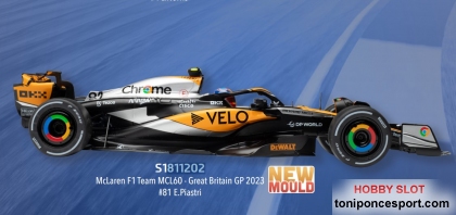 McLaren MCL60 E. Piastri Great Britain GP 2023