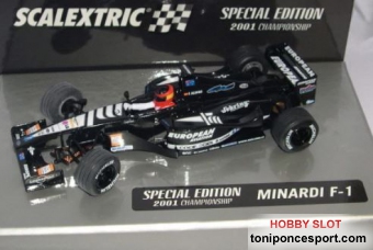 Minardi F-1 2001 Special Edition Fdo. Alonso - Firmado por Fdo. Alonso.