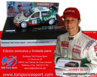 Skoda Fabia WRC Campeón de Canarias 2007 "Toñi Ponce - Ruben Glez."