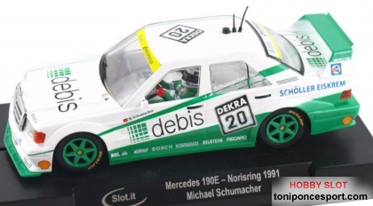 Mercedes 190E DTM #20 Norisring 1991 Michael Schumacher