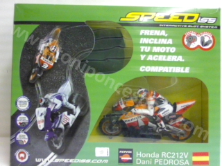 Moto Honda RC212V Repsol Dani Pedrosa + Mando
