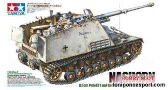 Tanque Nashorn 8.8cm Pak43/1 auf Geschutzwagen III/IV