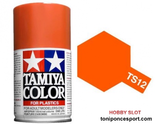 Spray Pintura Esmalte TS-12 Naranja