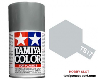 Spray Pintura Esmalte TS-17 Aluminio Brillante 