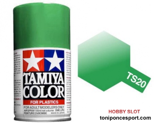 Spray Pintura Esmalte TS-20 Verde Metalizado 
