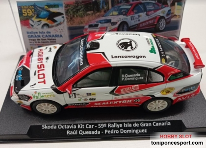 Skoda Octavia Kit Car Rallye Isla de Gran Canaria 2020 Raul Quesada - P. Dguez.