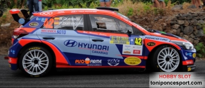 Calca Hyundai i20 R5 Rallye Islas Canarias 2023 " Raul Quesada - P. Dominguez" - 1/24