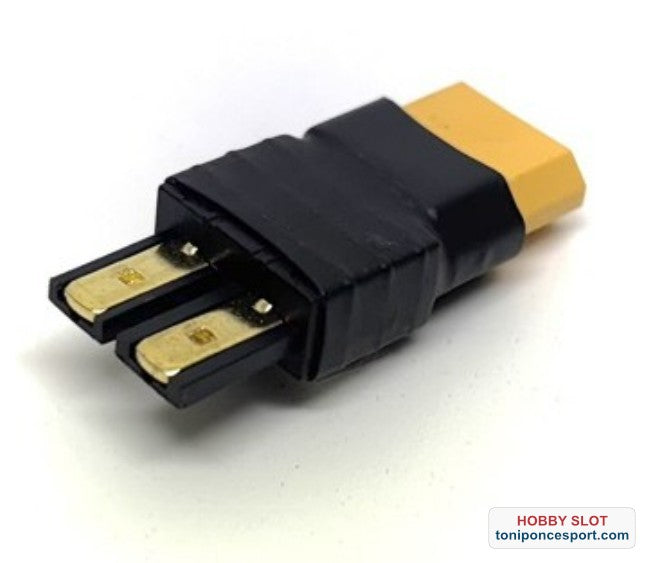 Conector Adapter - XT60 (F) to Traxxas (M) - Compact Versión.