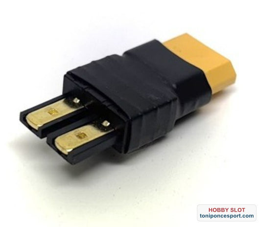 Conector Adapter - XT60 (F) to Traxxas (M) - Compact Versión.