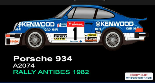 Porsche 934 Relly Antibes 1982