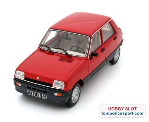 Renault 5 GTL (5 doors) Rouge 705 1984