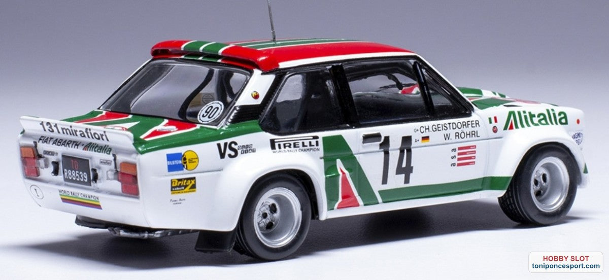 Fiat 131 Abarth #14 Rally Monte-Carlo 1979 W. Rohrl / C. Geistdorfer