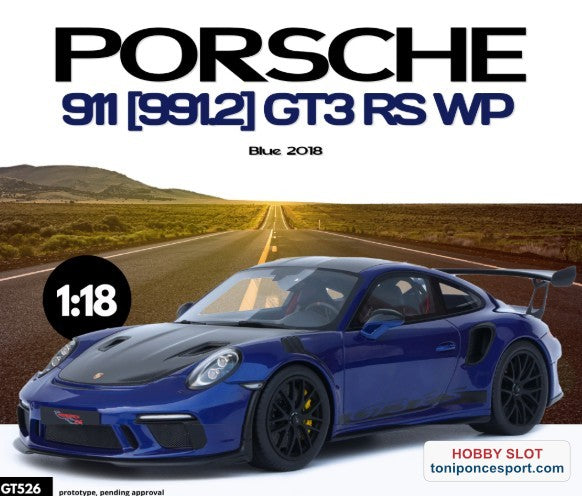 PORSCHE 911 [991.2] GT3 RS WP BLUE 2018