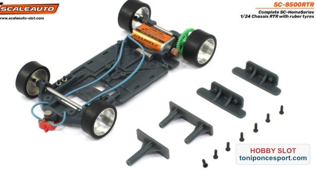 Chasis SC-HomeSeries 1/24 Montado RTR con ruedas de goma.