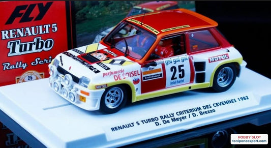 Renault 5 Turbo Rally Criterium Dess Cervennes 1982 D. De Meyer / D. Brezzo.