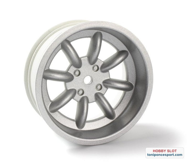 Llantas FS15 Sport 8 Spoke Wheel Silver 26mm (OS 6mm-Pr)