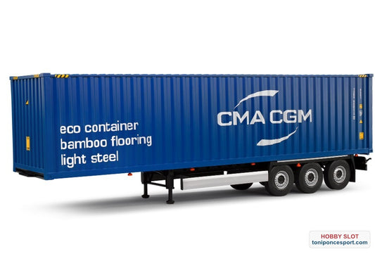 Trailer Semirremolque Porta Contenedores 2024 Azul.