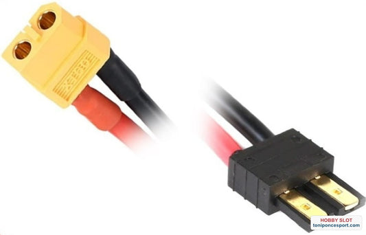 Conector Charging Cable XT60 fits for Traxxas 15cm.