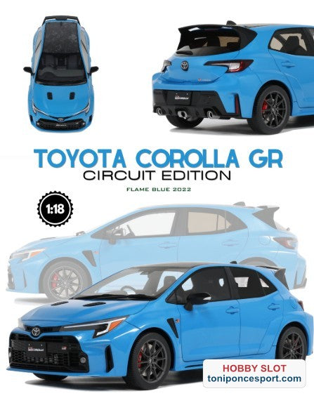 TOYOTA COROLLA GR CIRCUIT EDITION FLAME BLUE 2022