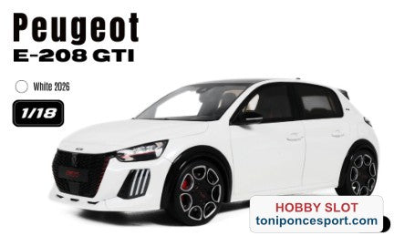 PEUGEOT E-208 GTI WHITE 2026