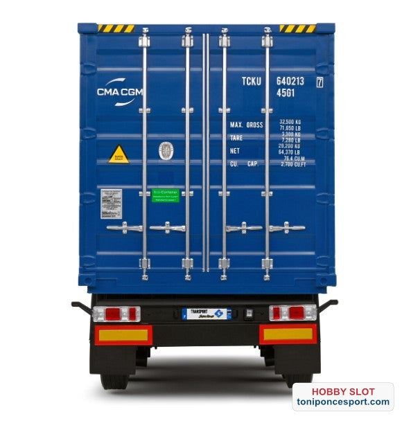 Trailer Semirremolque Porta Contenedores 2024 Azul.