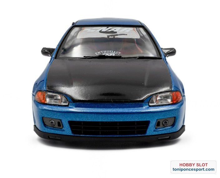 Honda Civic (EG6) 1991 "Solido Works" Azul Cobalto/Fibra de Carbono.