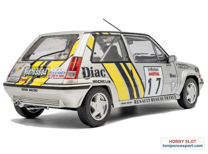 Renault 5 GT Turbo MK2 Nº17 A.Oreille Rally de Córcega Tour de Corse 1989