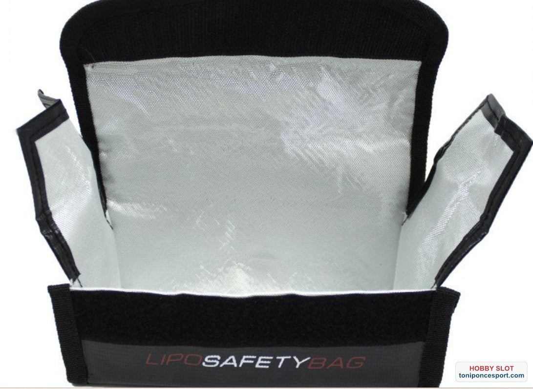 BOLSA DE SEGURIDAD BATERIAS LIPO ULTIMATE 185x75x60 mm.