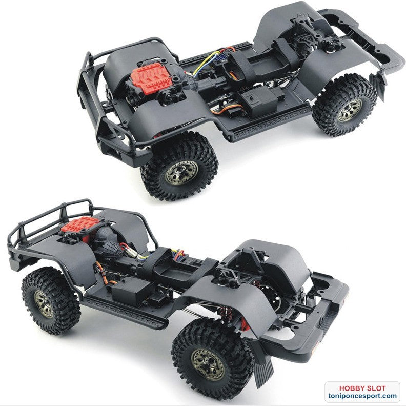 CRAWLER RESCUER 1/10 4X4 WATERPROOF NEGRO RTR