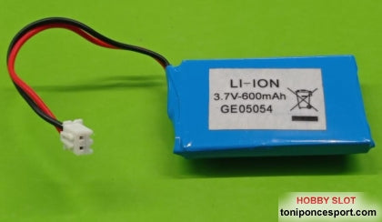 Bateria Li-On 3,7v. 600 mAh.