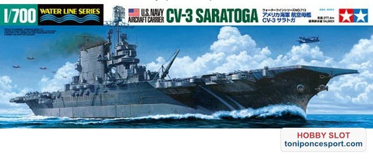Barco U.S. Navy Aircraft Carrier CV-3 Saratoga 1/700.