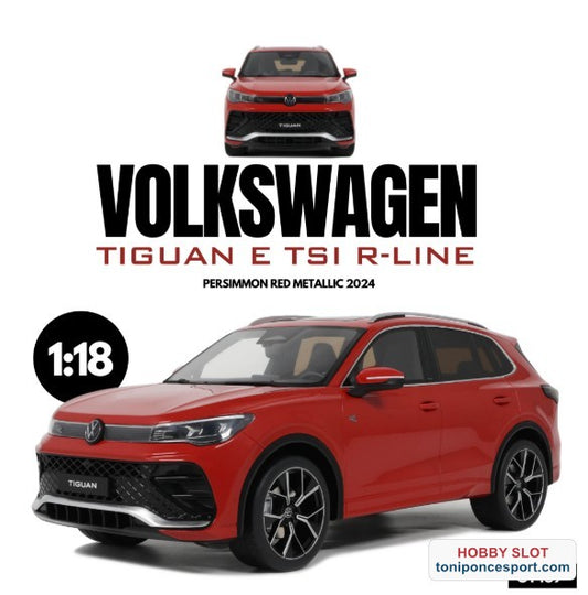 VOLKSWAGEN TIGUAN E TSI R-LINE PERSIMMON RED METALLIC LB3B 2024