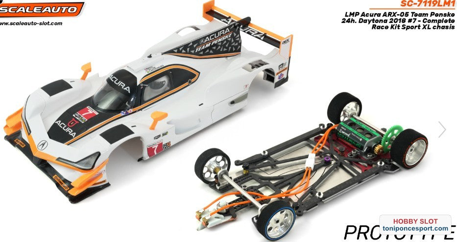 LMP Acura ARX-05 Team Penske 24h. Daytona 2018 #7 - Chasis Sport XL completo