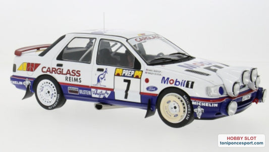 Ford Sierra Cosworth 4x4, No.7, Mobil 1, Rallye WM, Rallye Monte Carlo, F.Delecour/D.Grataloup, 1992
