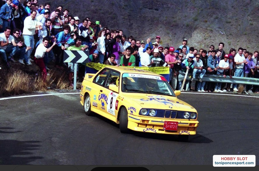 BMW M3 Rally Maspalomas 1991 Toñi Ponce / O. Yanez.