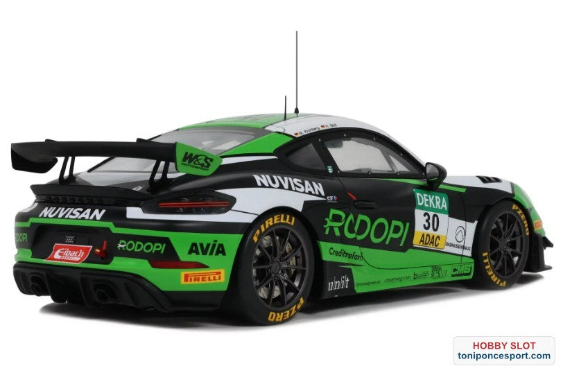 PORSCHE CAYMAN 718 GT4 RS CLUBSPORT BLACK #30 ADAC GT4 2023
