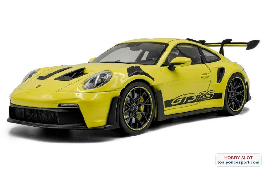 PORSCHE 911 GT3 RS SOLIDO WORKS NEON LIME 2024