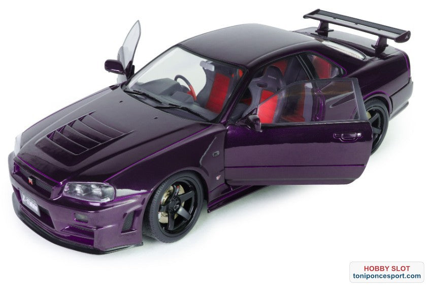 Nissan Skyline GT-R (BNR34) Z-TUNE 1999 morado medianoche