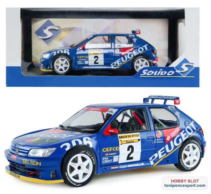 Peugeot 306 MAXI BLUE #2 J. Ascona / J. Billmaier Rally De Aviles 1997