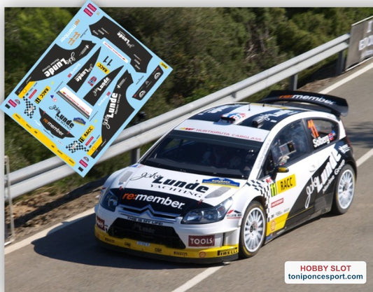 Citroën C4 WRC Petter Solberg & Phil Mills Rallye Cataluña 2009