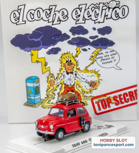 Seat 600 Mortadelo El Coche Eléctrico.