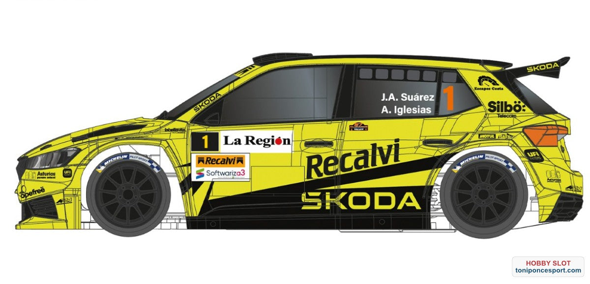 Skoda Fabia Rally2 Rally Ourense 2024 #1 - J.A Suarez - R Version