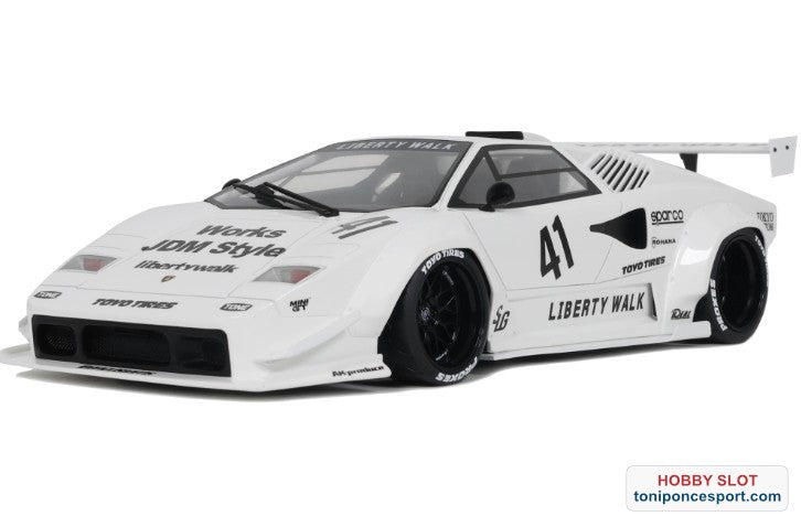 LB-WORKS COUNTACH WHITE 2023. – Hobby Slot Toñi Ponce Sport