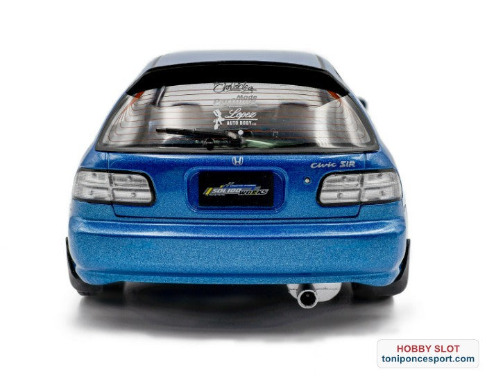 Honda Civic (EG6) 1991 "Solido Works" Azul Cobalto/Fibra de Carbono.