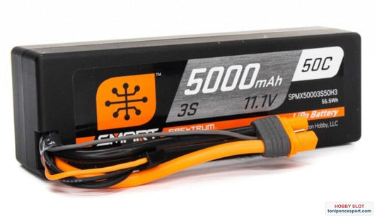 Batería 11.1V 5000mAh 3S 50C Smart Hardcase LiPo IC3