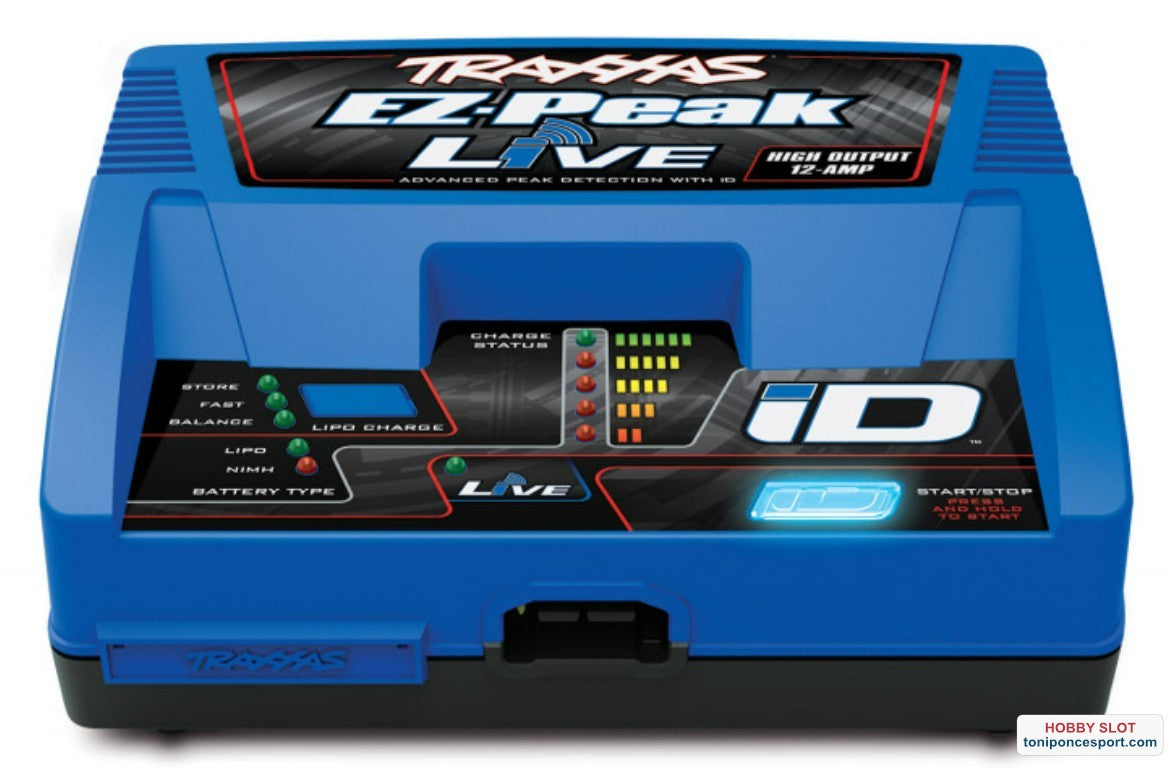 Cargador - Charger EZ-Peak Live 100W NiMH/LiPo with iD Auto Battery.