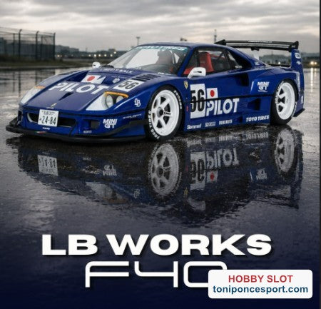LB-WORKS F40 METALLIC BLUE 2024