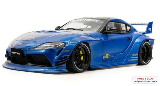 TOYOTA GR SUPRA LIBERTY WALK BODY KIT BLUE METALLIC 2025