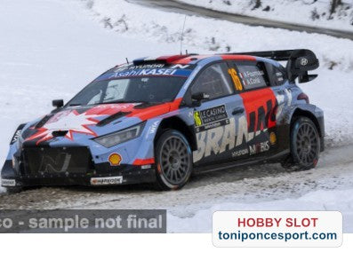 Hyundai i20 N Rally1 Rallye Monte Carlo 2026 Nº16 A. Fourmaux / A. Coria.