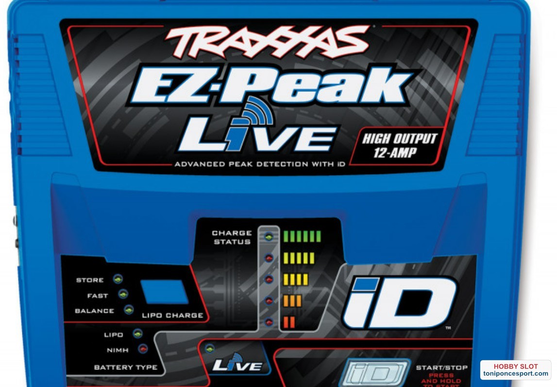 Cargador - Charger EZ-Peak Live 100W NiMH/LiPo with iD Auto Battery.